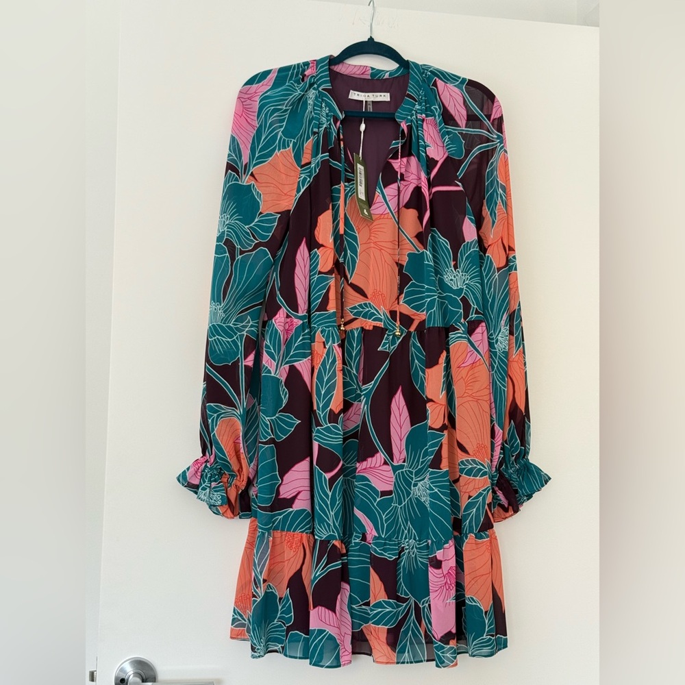 Trina Turk Multicolor Floral Dress